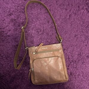 Estalon Brown Crossbody Bag